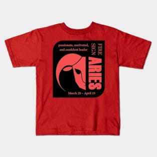 Zodiac Aries Kids T-Shirt